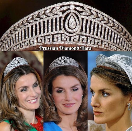 تاج‌های تاریخی ملکه لتیزیا