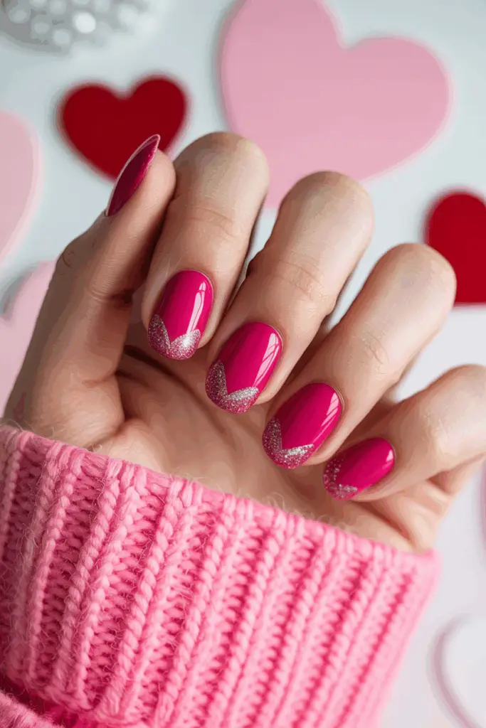 مدل لاک ناخن کوتاه با دیزاین دخترانه