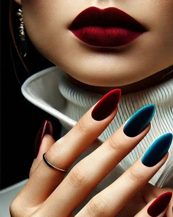 لاک ناخن مخملی