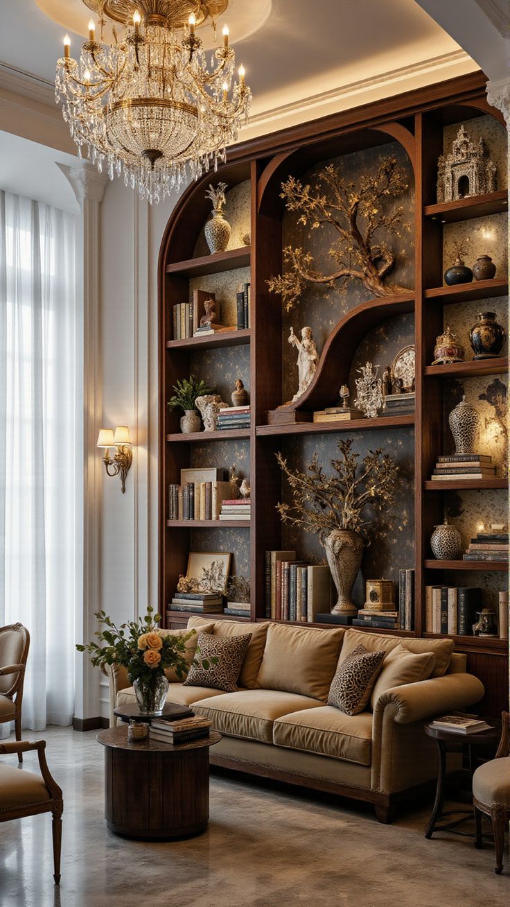 دکوری و ویترین پذیرایی توکار