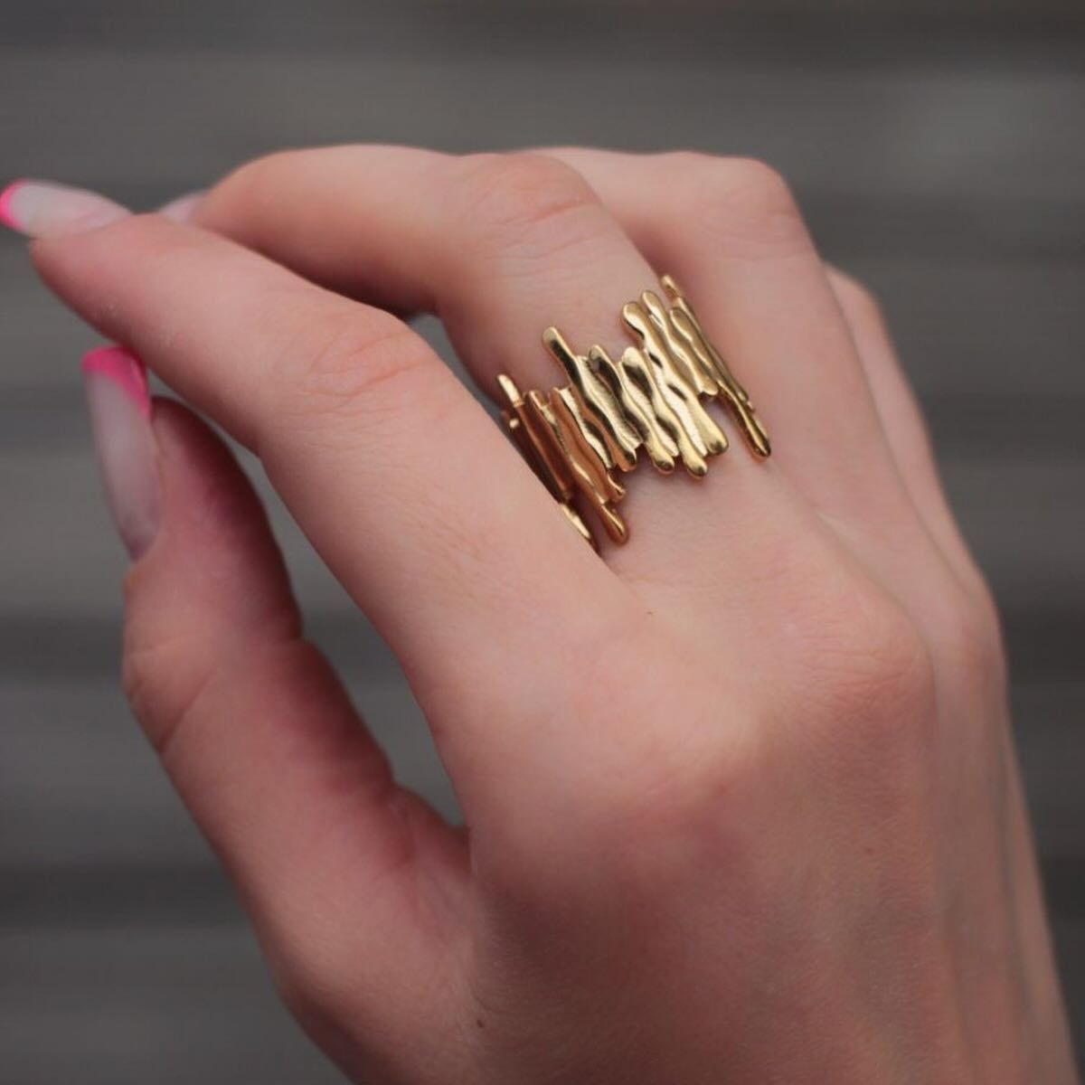 مدل انگشتر طلا بدون نگین شیک