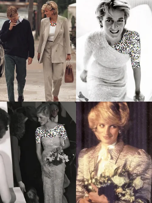 استایل‌های رنگارنگ پرنسس دایانا