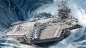 راز پایداری ناوهای هواپیمابر در طوفان‌های سهمگین دریا چیست؟