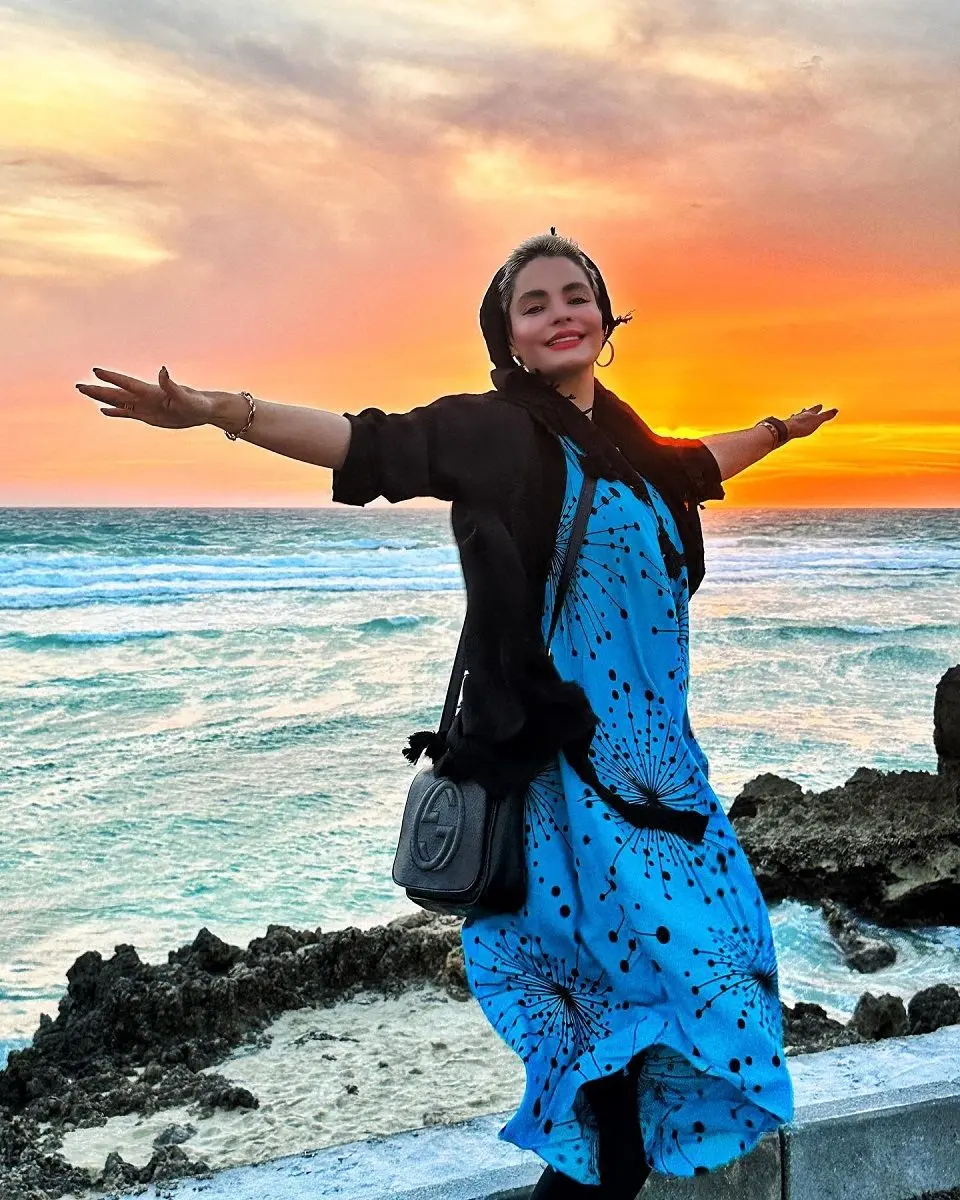 سفر سپیده خداوردی به جزیره کیش 2