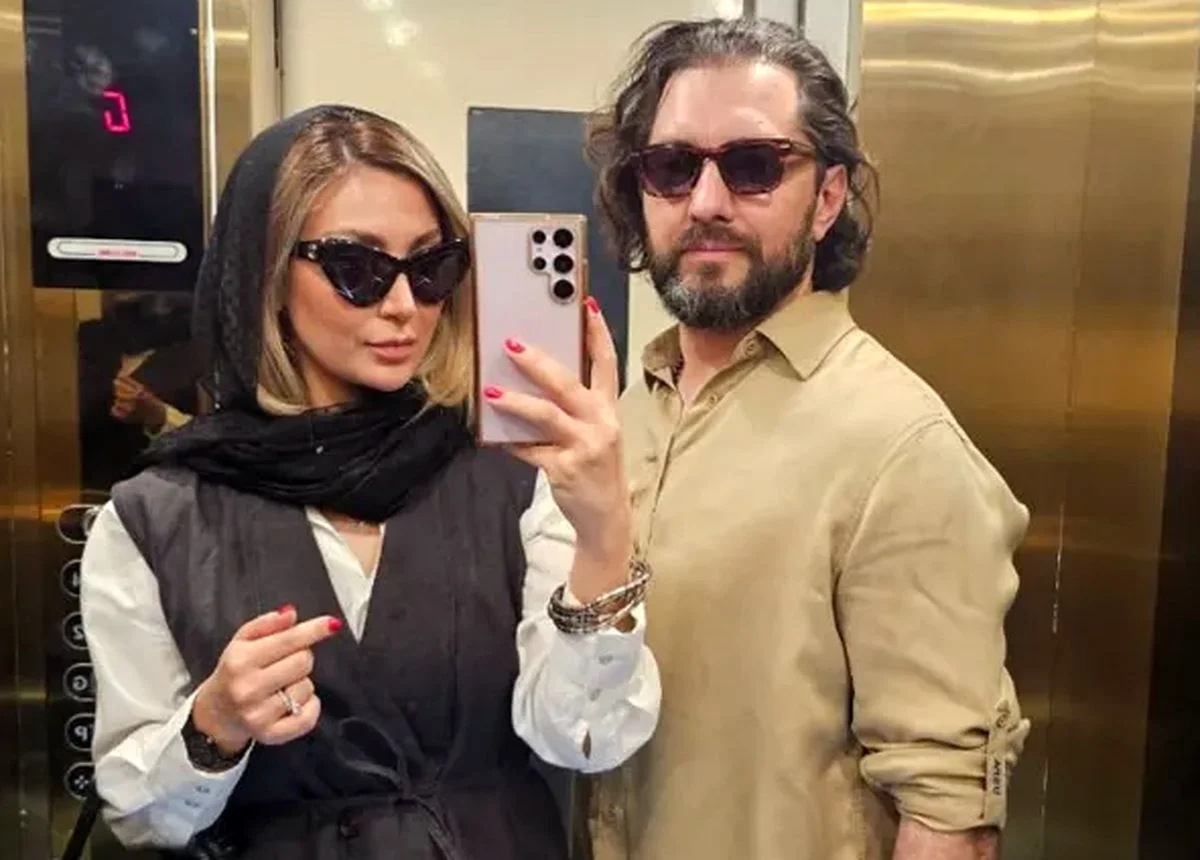 مینا مختاری با استایل یلدایی خاص، زیبایی همسر بهرام رادان را به رخ کشید!