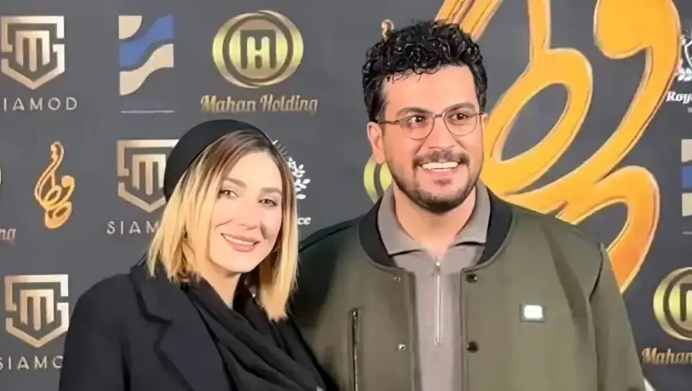 عکس قیاسی و همسرش 