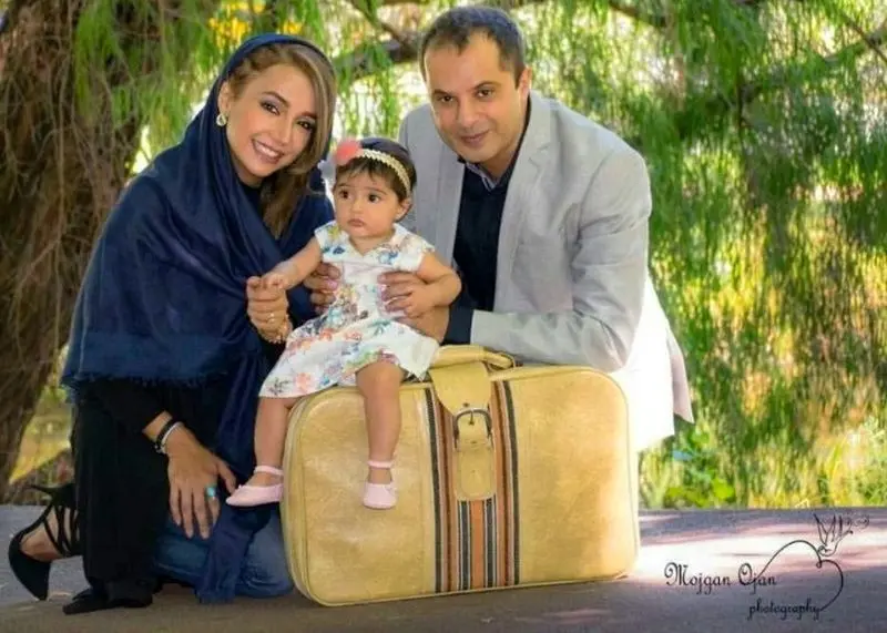 شبنم قلی‌خانی و همسرش