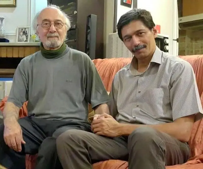 پرویز پورحسینی و فرزندش