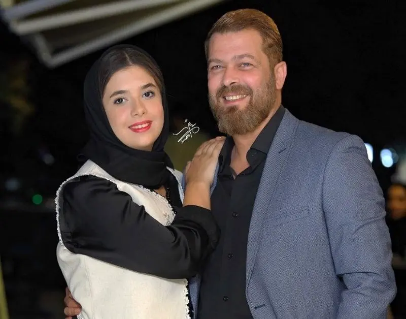 پژمان بازغی و دخترش