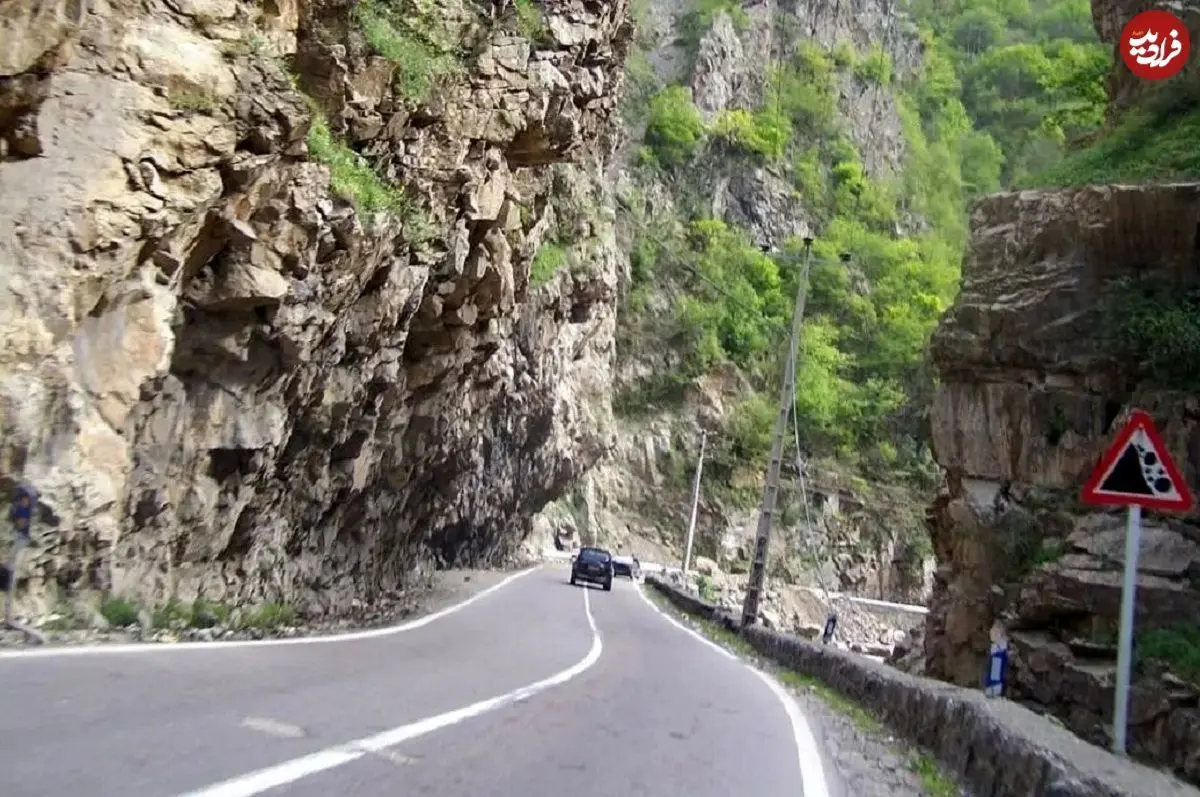 عکس| سفر در زمان؛ «جاده چالوس وقتی هنوز خاکی بود»؛ سال 1336