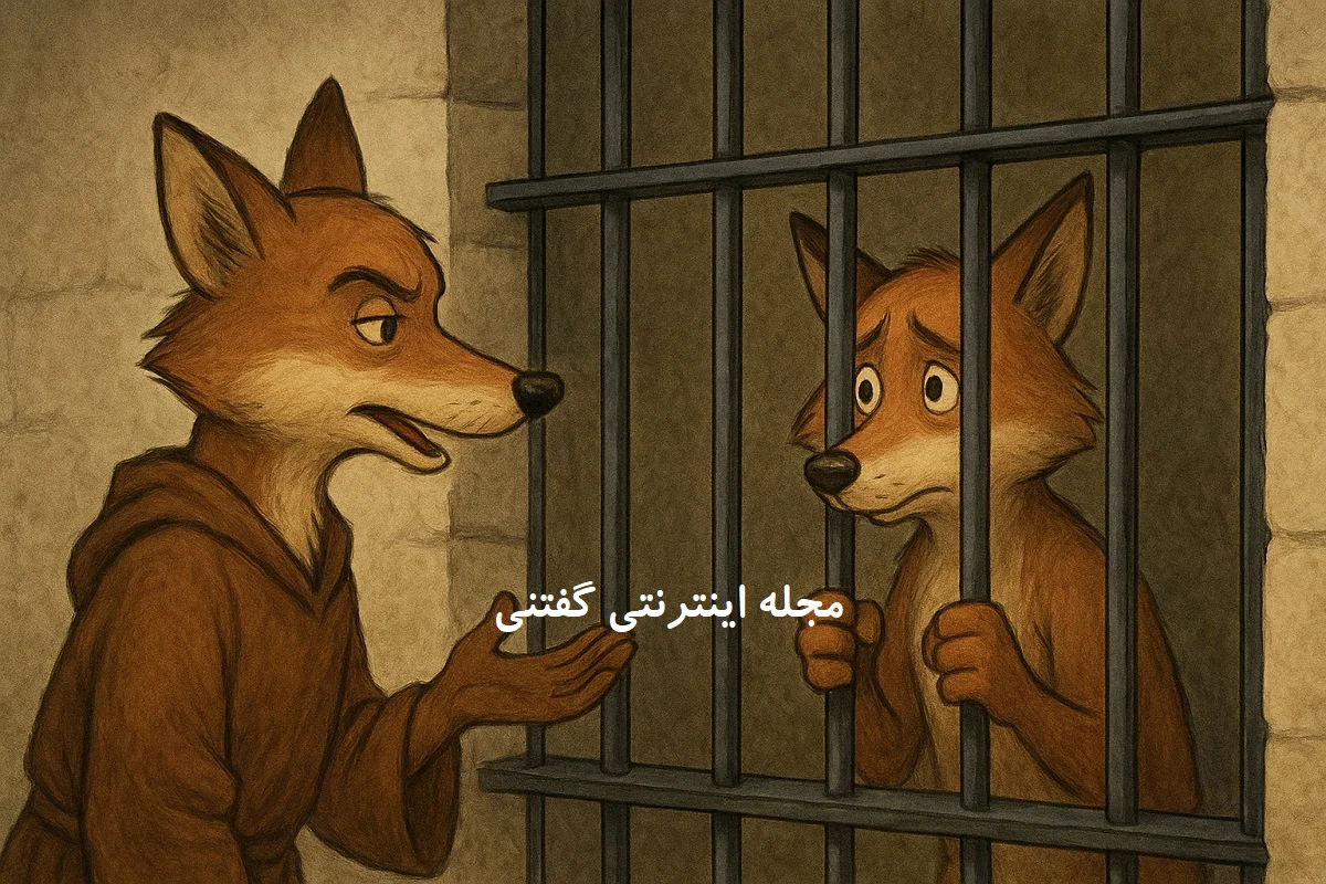 حکایت خرس حسود و شیر باهوش 2