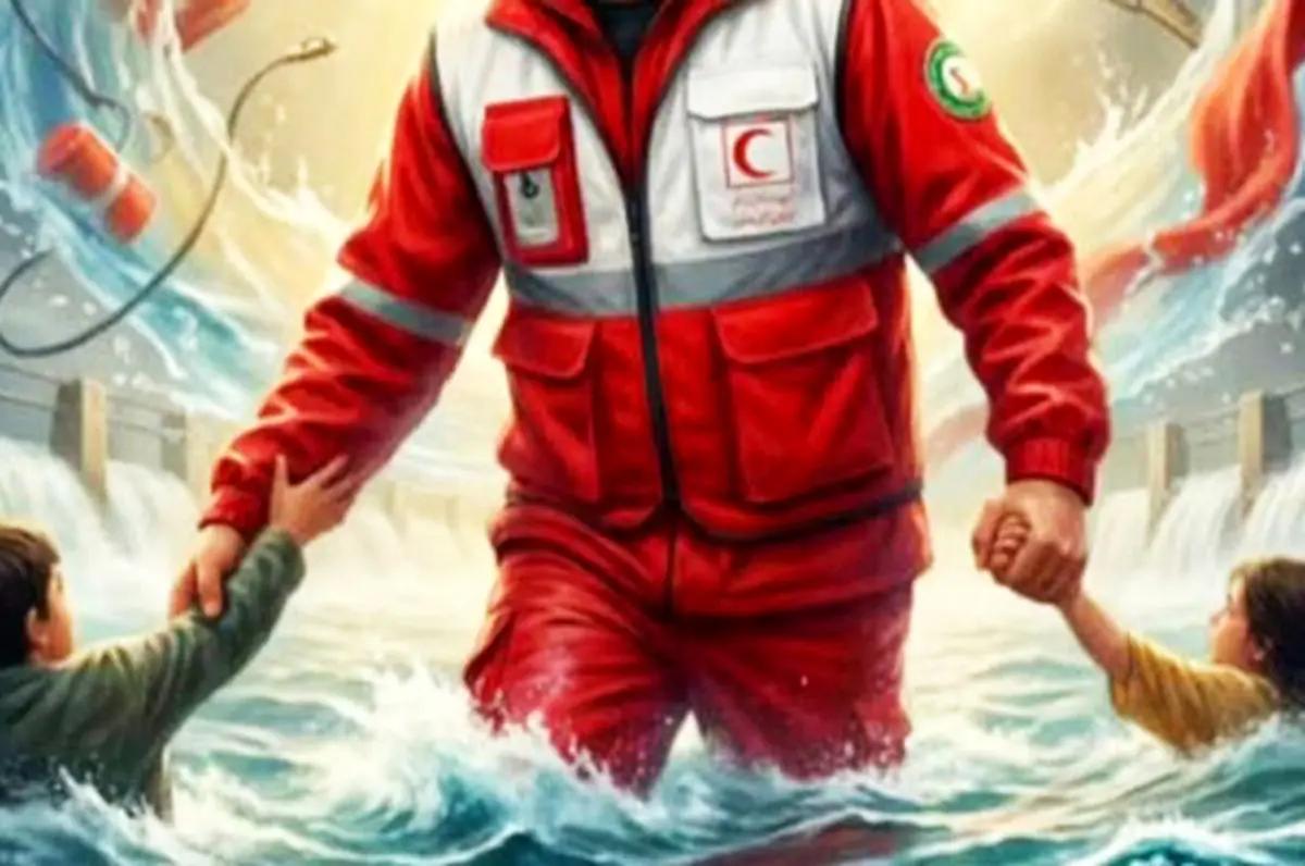 فداکاری جان‌سوز نجاتگر هلال‌احمر در سیل جهرم؛ وقتی ایثار به قیمت جان تمام شد