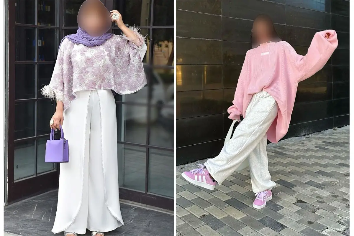 صورتی-و-بنفش؛-ترکیبی-نرم-و-رمانتیک