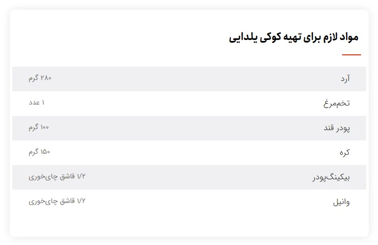 طرز تهیه کوکی یلدا