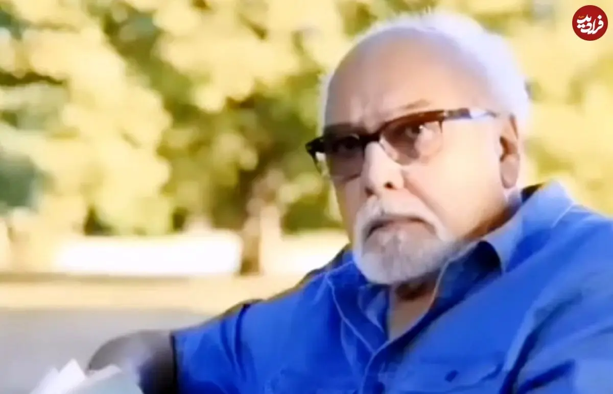 عکس| سفر در زمان؛ «منوچهر وثوق» در حال مجله خواندن در پشت صحنه یک فیلم؛ دهه 50