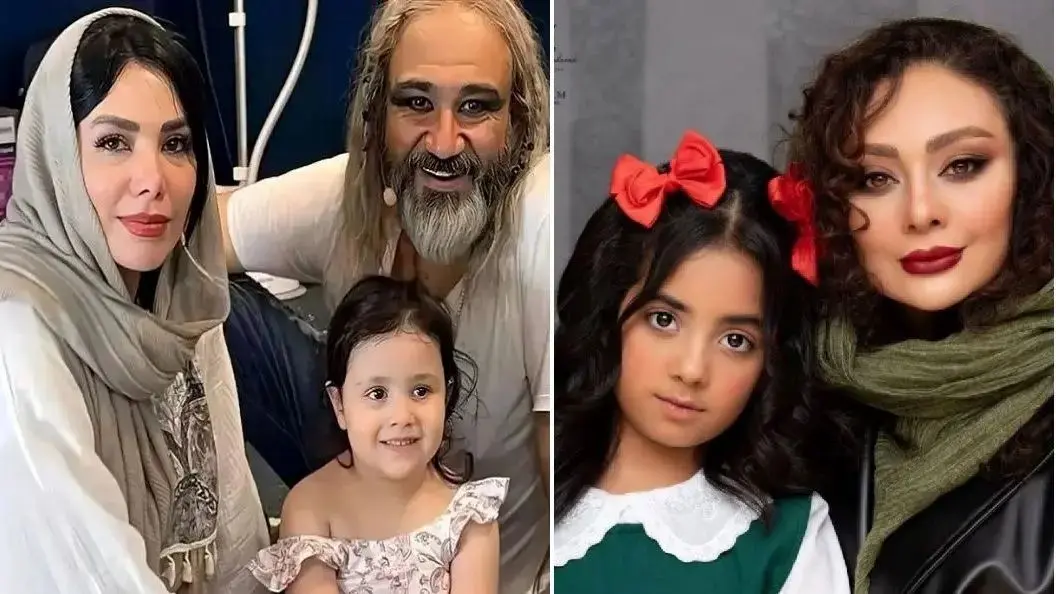 دختران مهران غفوریان و یکتا ناصر با لباس‌های رنگارنگ و آواز شاد، جشن یلدای متفاوتی ساختند!