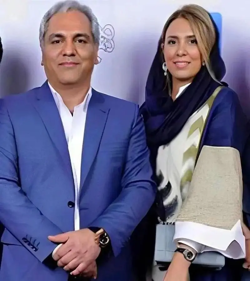 مهران مدیری و همسرش