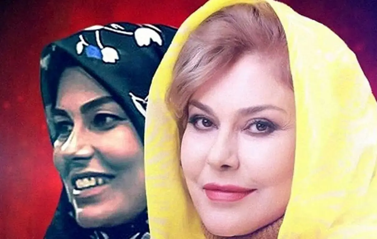 عکس| سفر زمان ؛ مهرانه مهین ترابی و آرام چراغی «ریحانه و سهیلا» پشت صحنه آنام سال ۹۶