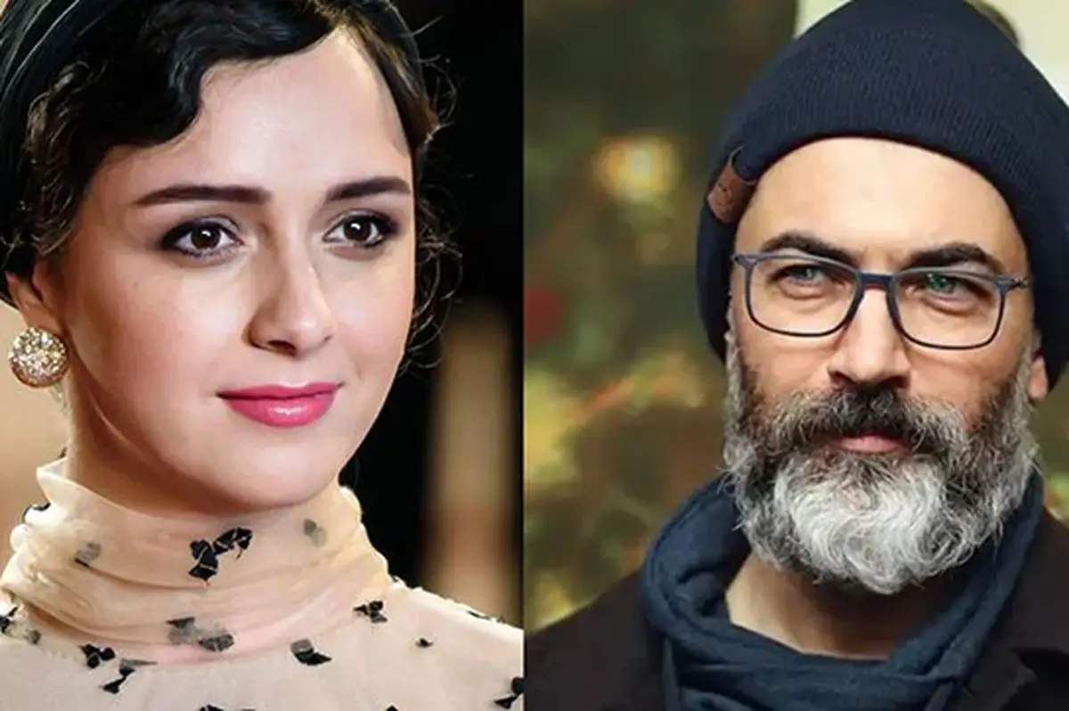 ترانه علیدوستی در کنار پارسا پیروزفر در پشت‌صحنه اولین فیلمش