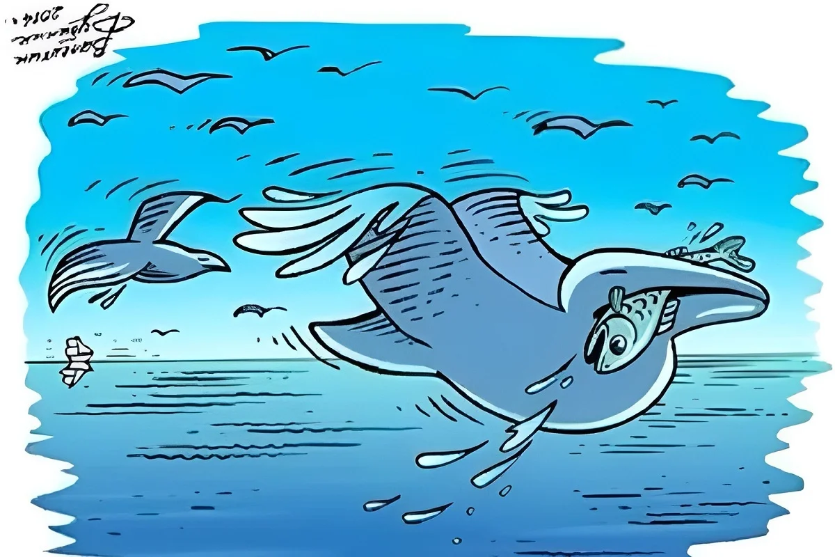 پاسخ تست بینایی دیدن دو پرنده در دریا