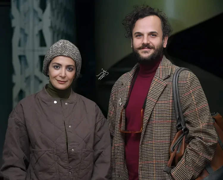 الهام کردا و همسرش فیض آبادی