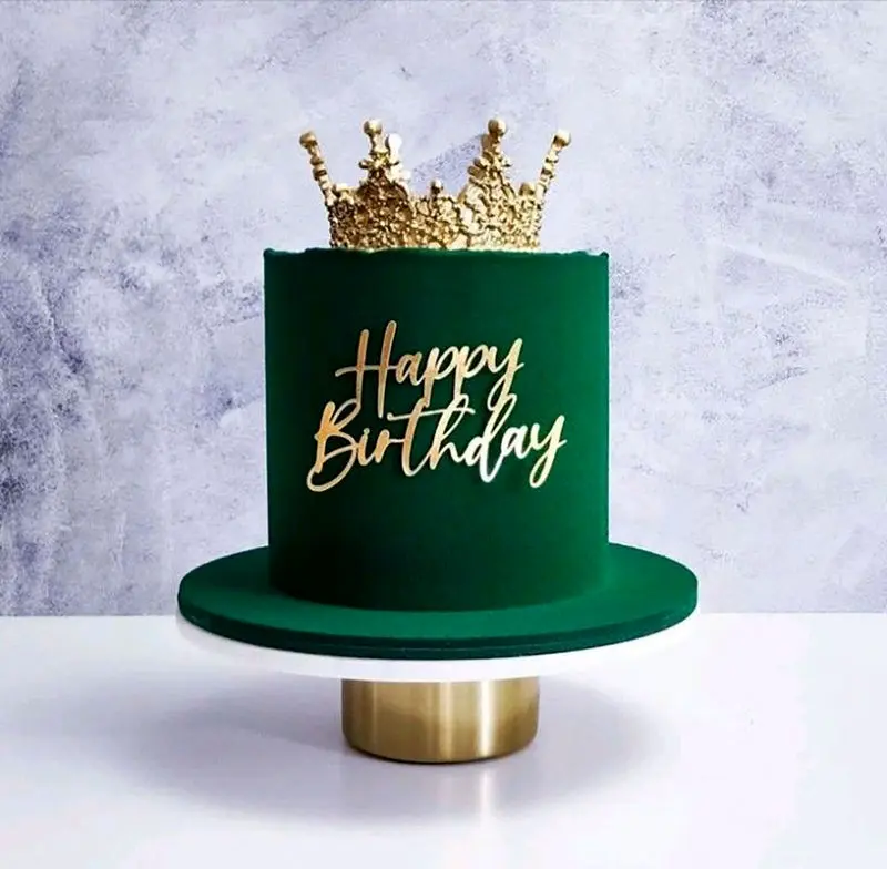 کیک تولد سبز دخترانه