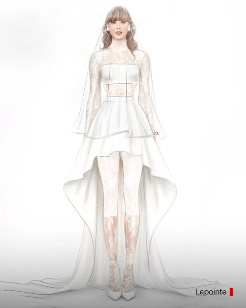 رقابت بر سر طراحی لباس عروس تیلور سوئیفت