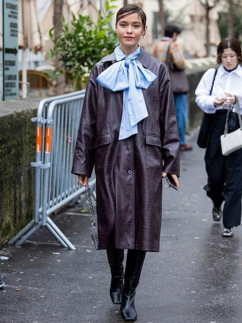 ترند یقه پاپیونی