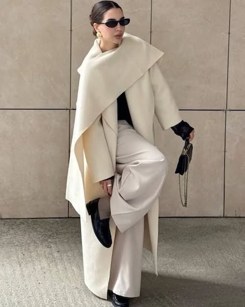 ست کردن کت شالدار