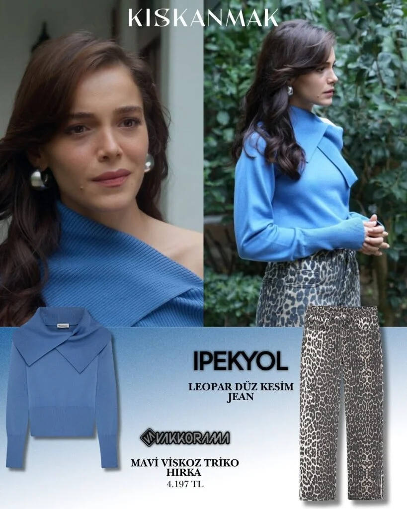 شلوار طرحدار بازیگران ترک