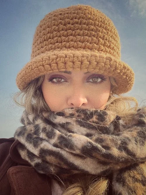 تیپ زمستانی عارفه معماریان