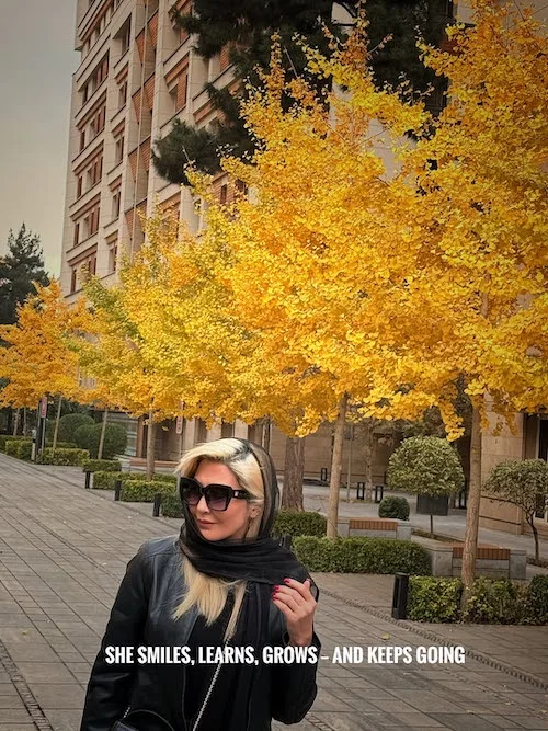 مریم معصومی در پاییز