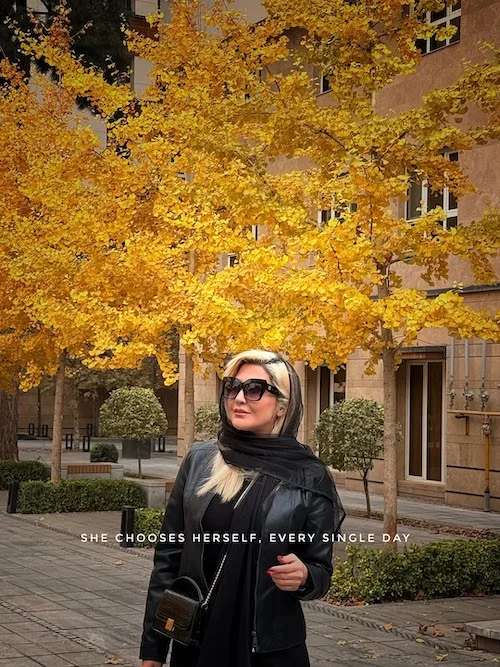 مریم معصومی در پاییز