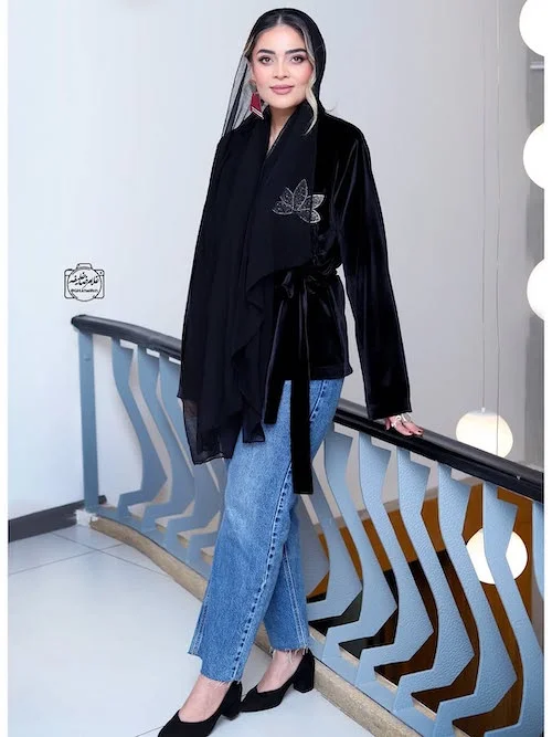 کت مخمل عارفه معماریان