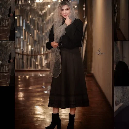 شال پلنگی سمیرا حسینی