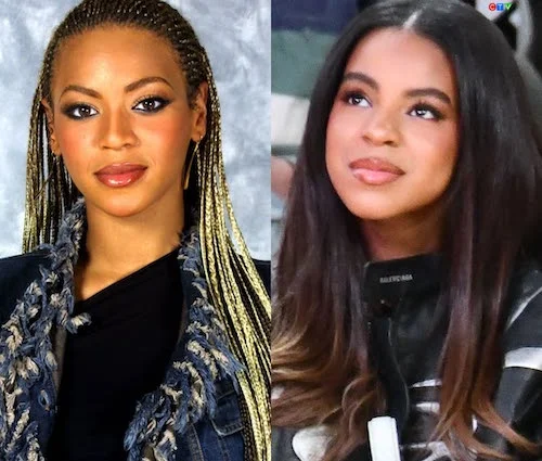 شباهت زیاد بیانسه و دخترش