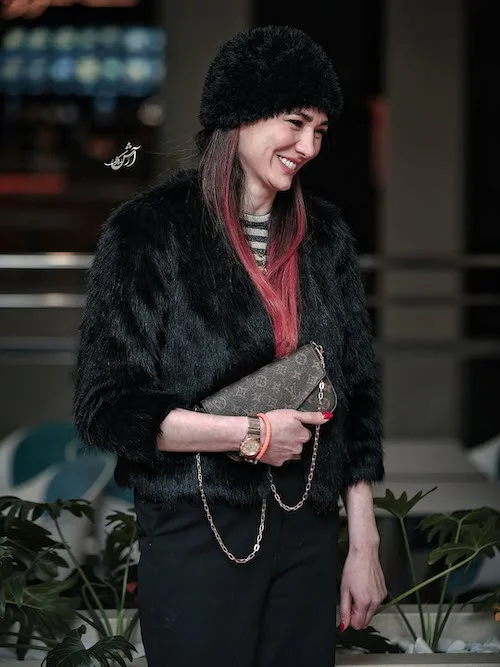 موهای قرمز مینا وحید