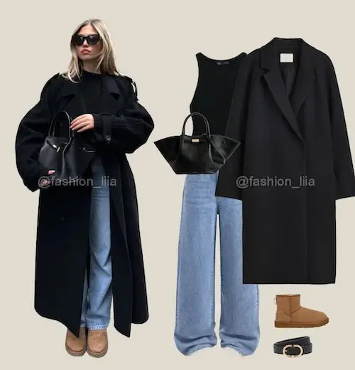 پالتو مشکی همه کاره