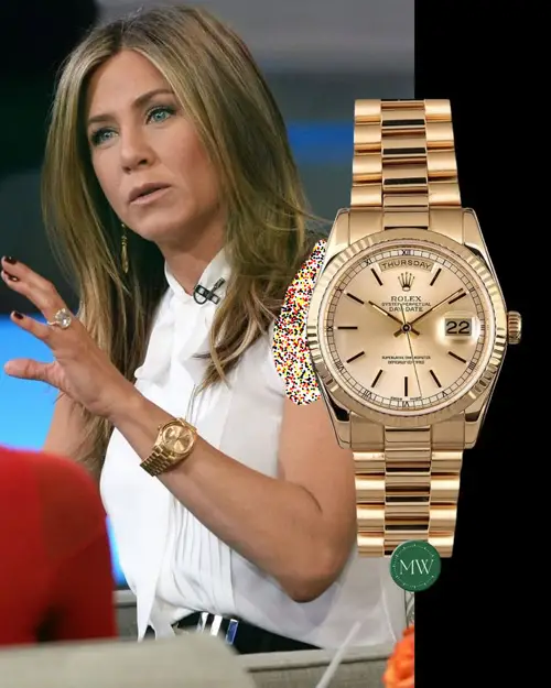 کلکسیون ساعتهای جنیفر انیستون