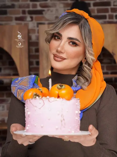 آرایش یلدایی سمیرا حسینی