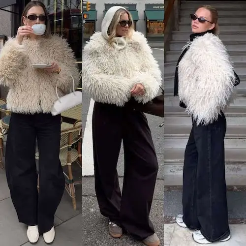 استایل کردن کت خزدار