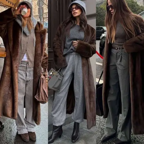 استایل کردن کت خزدار