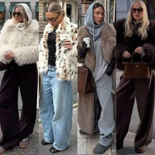 استایل کردن کت خزدار