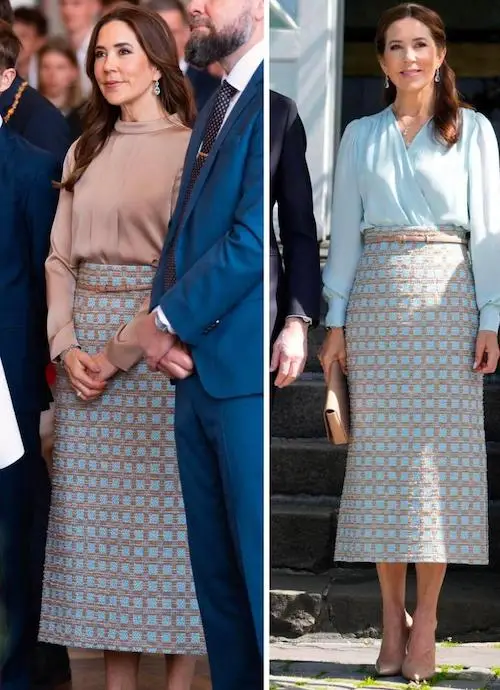 بلوز و دامن‌های ملکه مری دانمارک