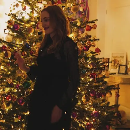 استایل کریسمسی مریم اوزرلی