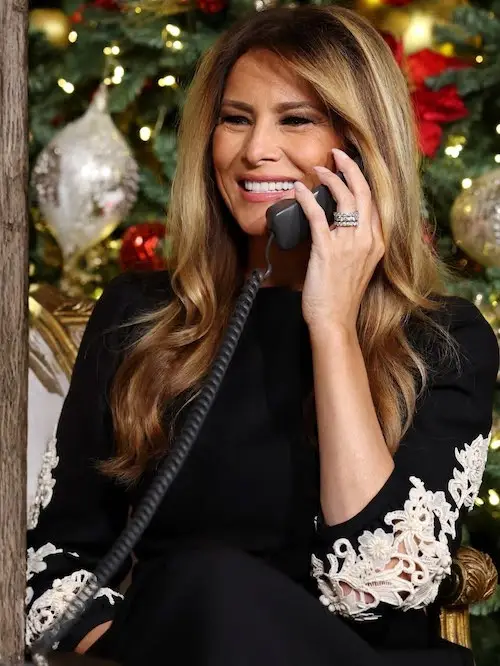 استایل‌های ملانیا ترامپ در کریسمس