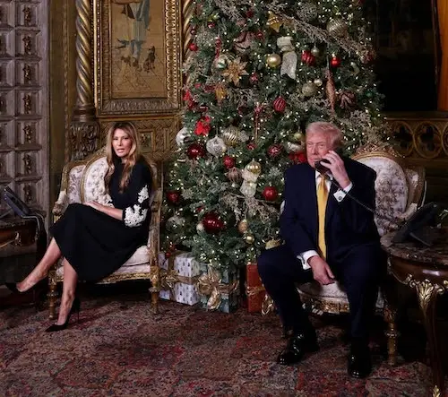 استایل‌های ملانیا ترامپ در کریسمس