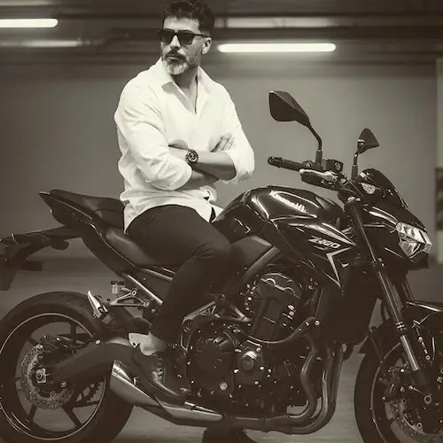 استایل موتورسواری مجید واشقانی