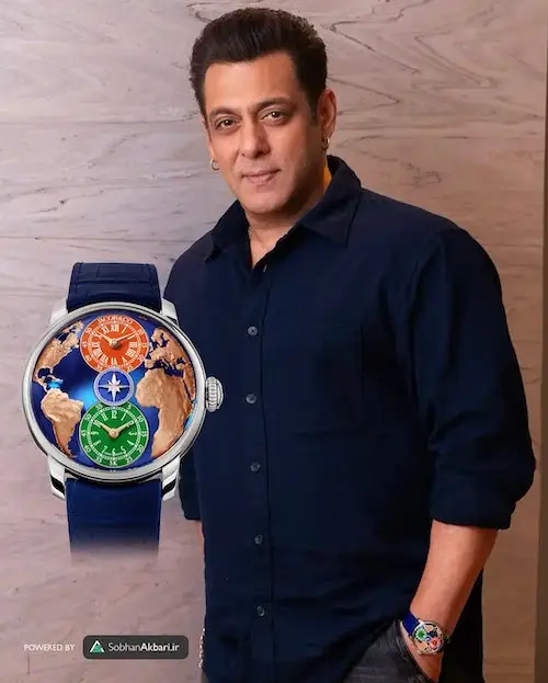 کلکسیون ساعت‌های سلمان خان