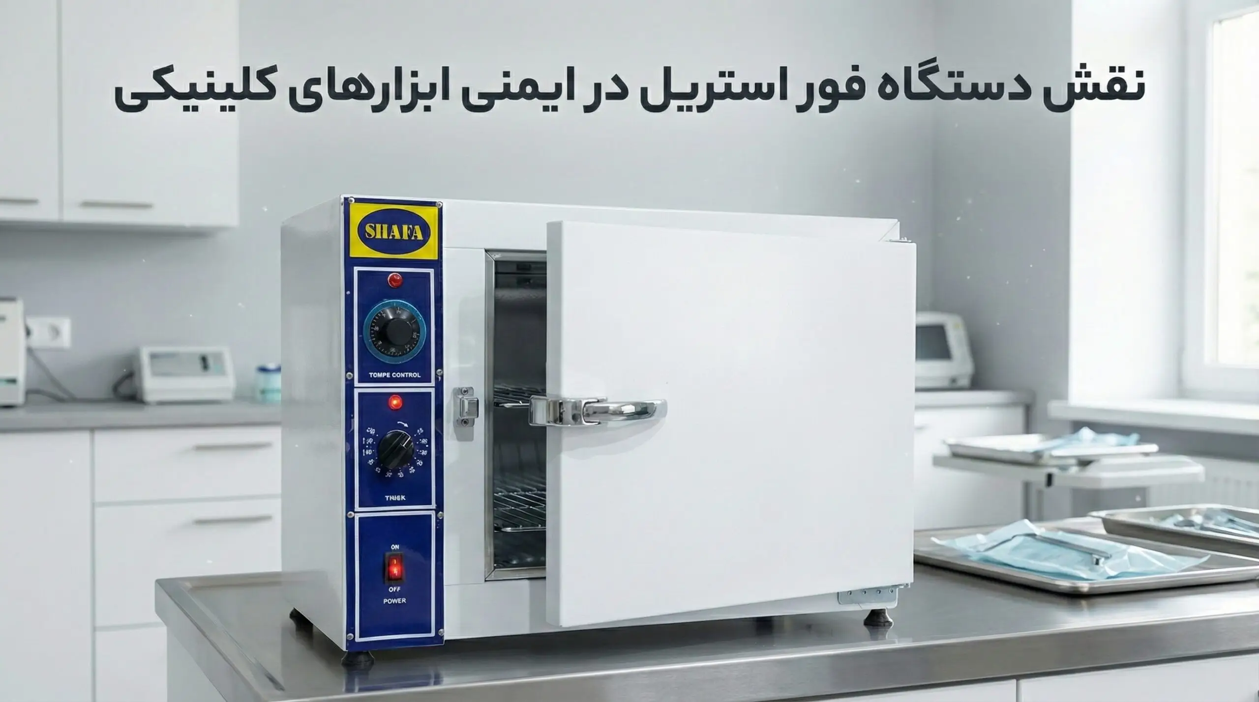نقش دستگاه فور استریل در ایمنی ابزارهای کلینیکی